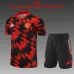 Manchester United 2025/26 Ensemble Entraînement Enfan Rouge Noir