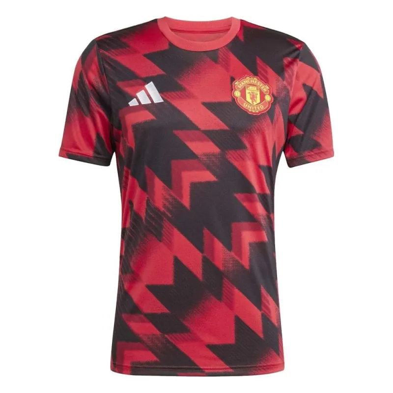 Maillot de pré-match du Manchester United 2025/26 - Rouge