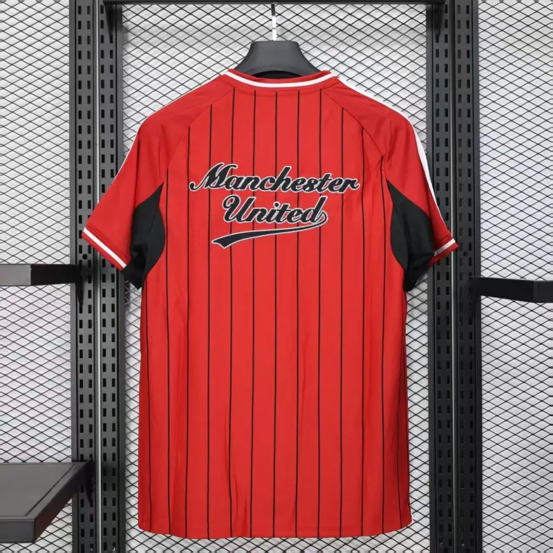 Manchester United Camiseta de Jugador Edición Béisbol 2025/26 - Rojo