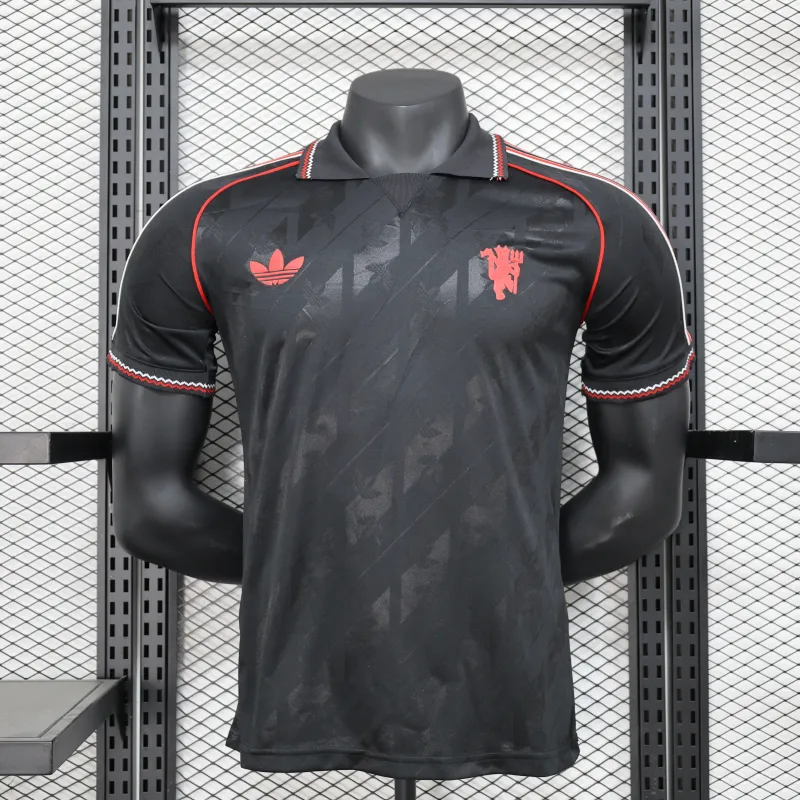 Maillot du joueur Manchester United 2025/26 - Noir