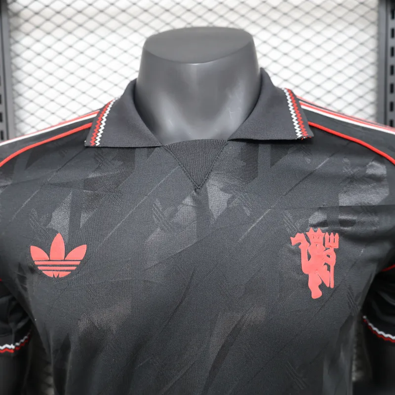 Maillot du joueur Manchester United 2025/26 - Noir