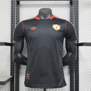Manchester United Spieler-Trikot Freizeitedition 2025/26 - Schwarz