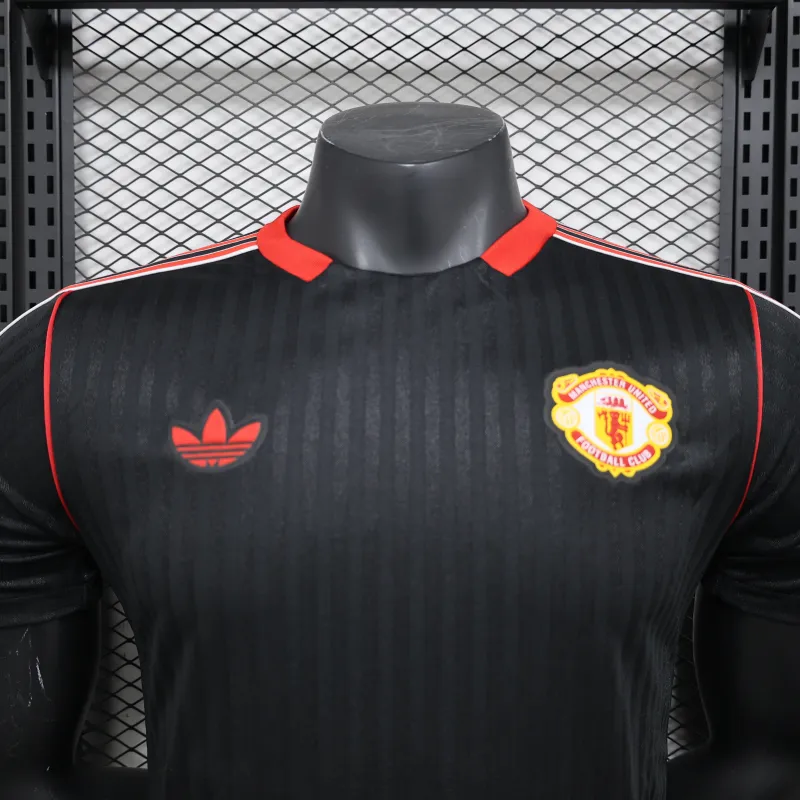 Manchester United Camiseta de Jugador Edición Casual 2025/26 - Negro