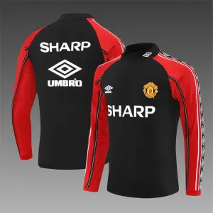 Manchester United 1998/99 Vintage Sportbekleidung Schwarz