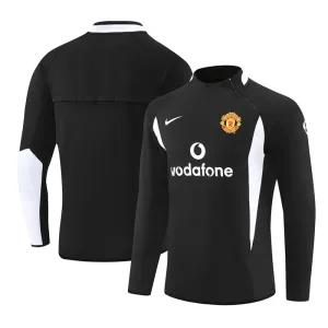 Manchester United 2002/03 Vintage Sportbekleidung Schwarz