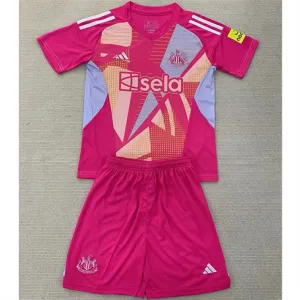 Maglia + pantaloncini di portiere per bambini di Newcastle United 2024/25 - Rosa