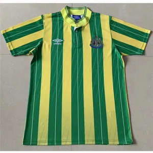 Newcastle United 1988 Retro Auswärtstrikot - Gelb/Grün