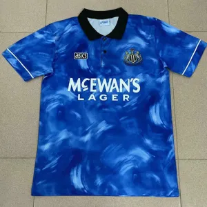 Newcastle United 1994 Retro Auswärtstrikot - Blau
