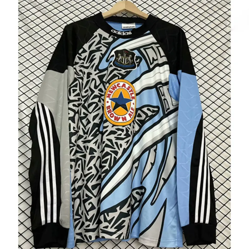 Camiseta retró de portero de manga larga de Newcastle United 1995/96 - Azul