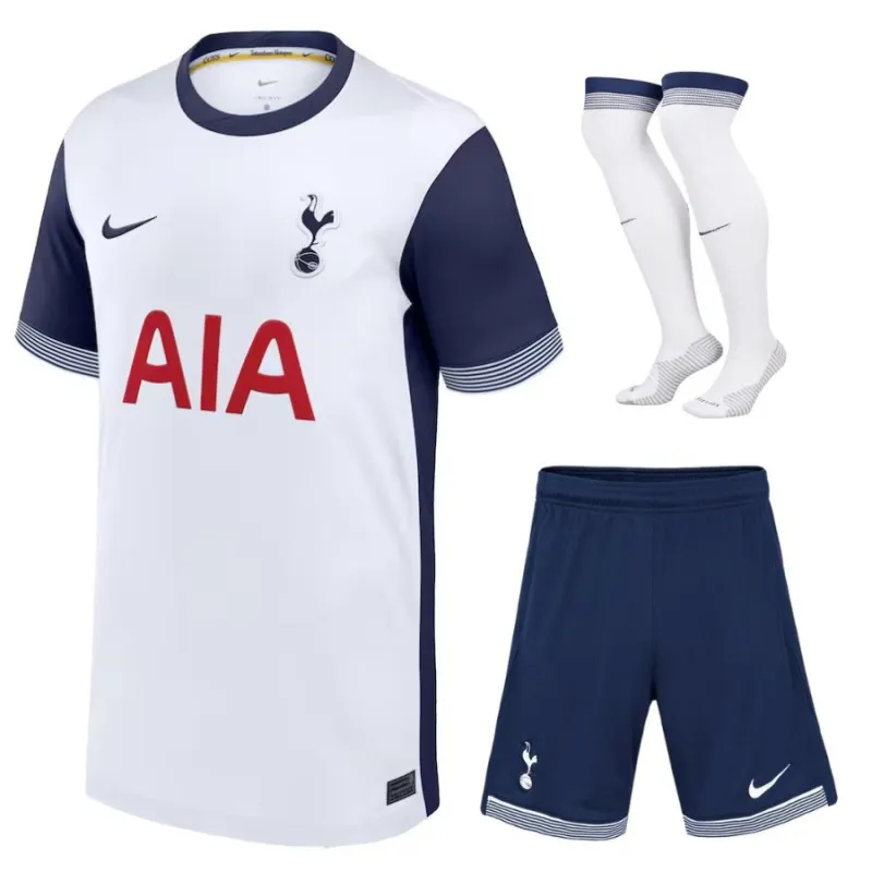 Tottenham Hotspur 2024/25 Home Kids' Jersey Set - White