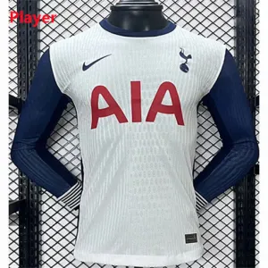 Tottenham Hotspur 2024/25 Heim - Langarmtrikot - Spielerausgabe - Weiß