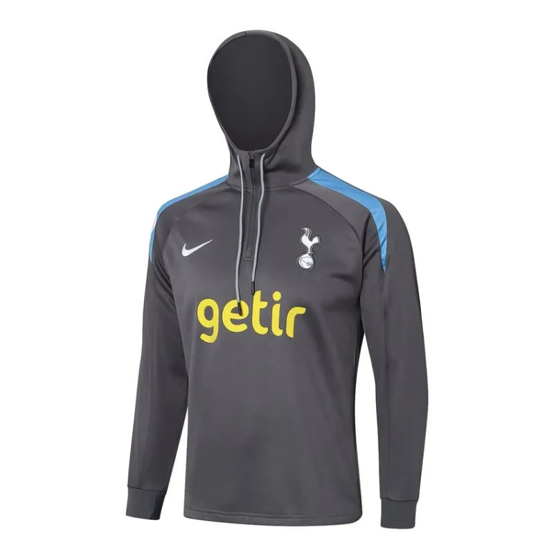 Abito sportivo con cappuccio + Pantaloni di Tottenham Hotspur 2024/25 - Grigio