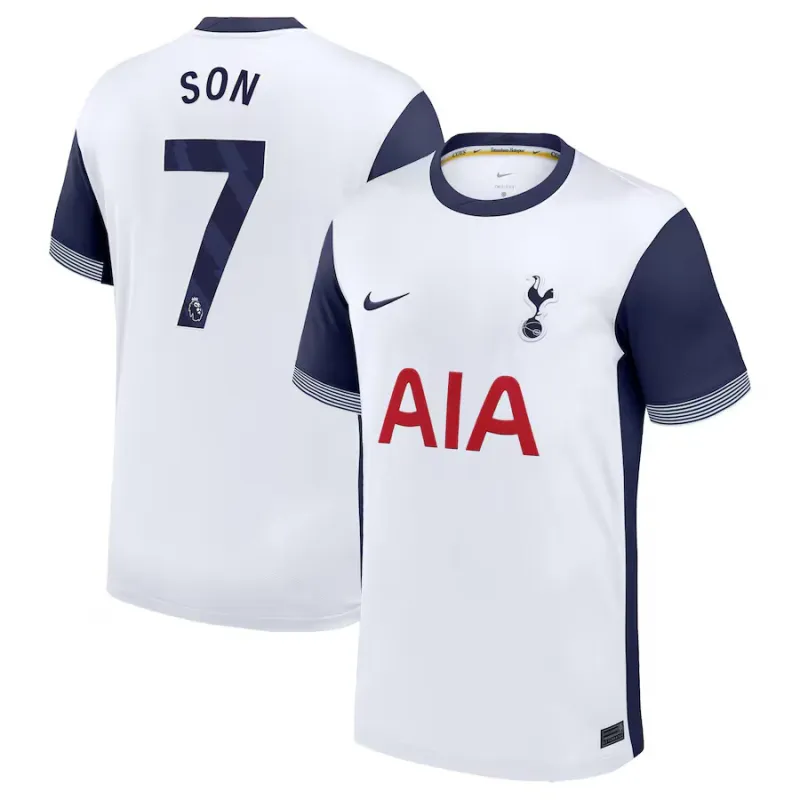 Son's Tottenham Hotspur 2024/25 Home Jersey - White