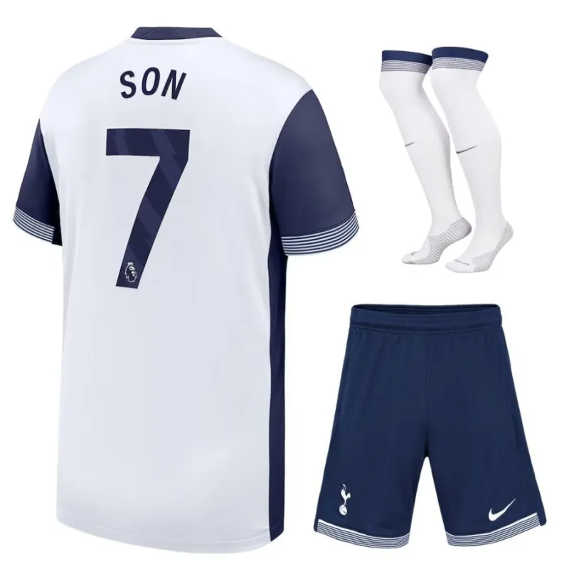 Son's Tottenham Hotspur 2024/25 Home Kids' Jersey Set - White