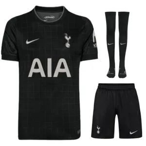 Tottenham Hotspur 2025/26 Kids' Away Jersey Set - Black
