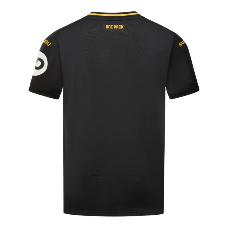 Maillot d'enfant d'extérieur de Wolverhampton Wanderers 2024/25 - Noir
