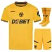 Wolverhampton Wanderers 2024/25 Home Kids' Jersey Set - Yellow