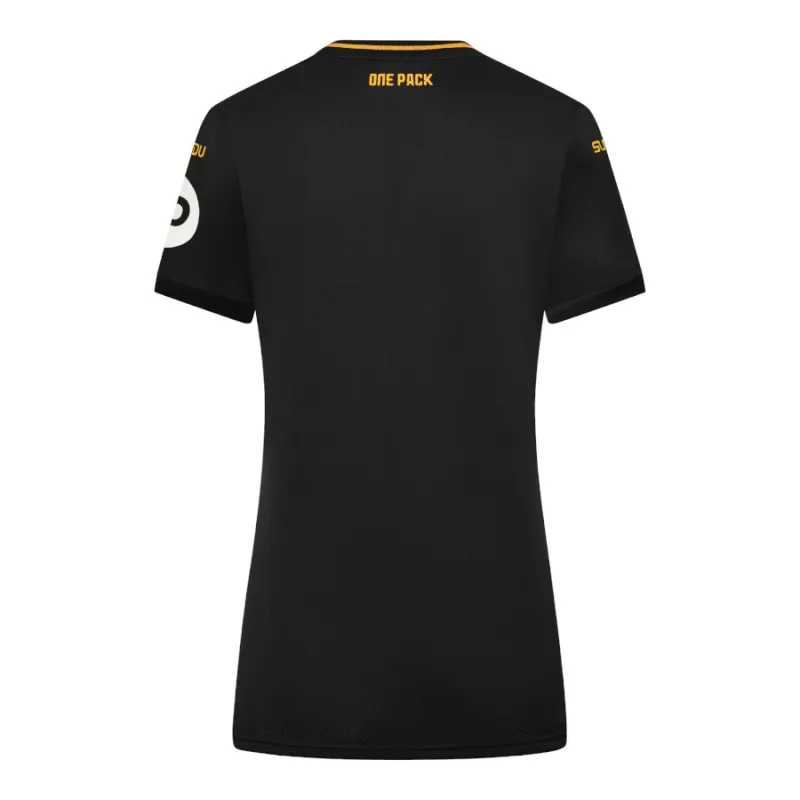 Maillot d'extérieur féminin de Wolverhampton Wanderers 2024/25 - Noir