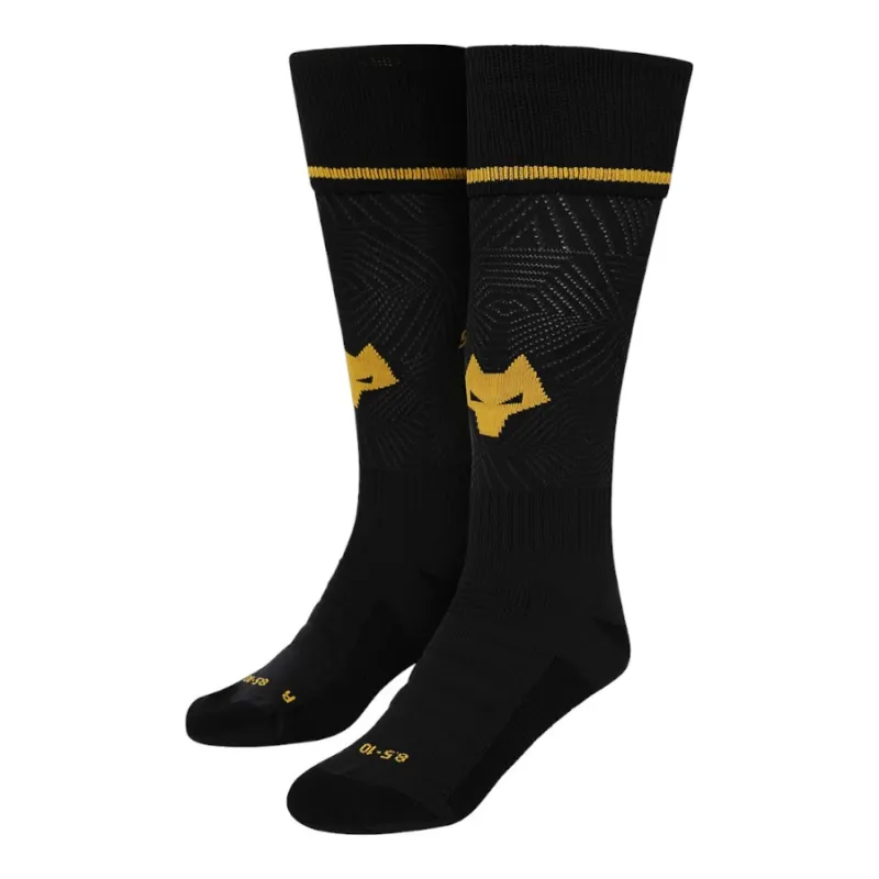 Set di maglie per bambini di trasferta di Wolverhampton Wanderers 2024/25 - Nero
