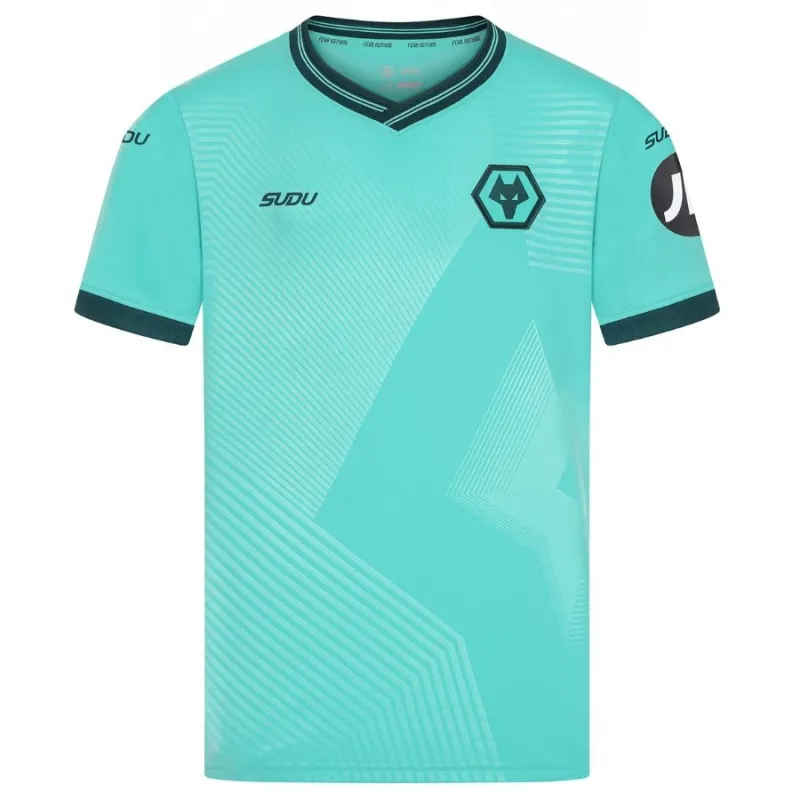 Maglia bambini Wolves 2025/26 Trasferta - Verde