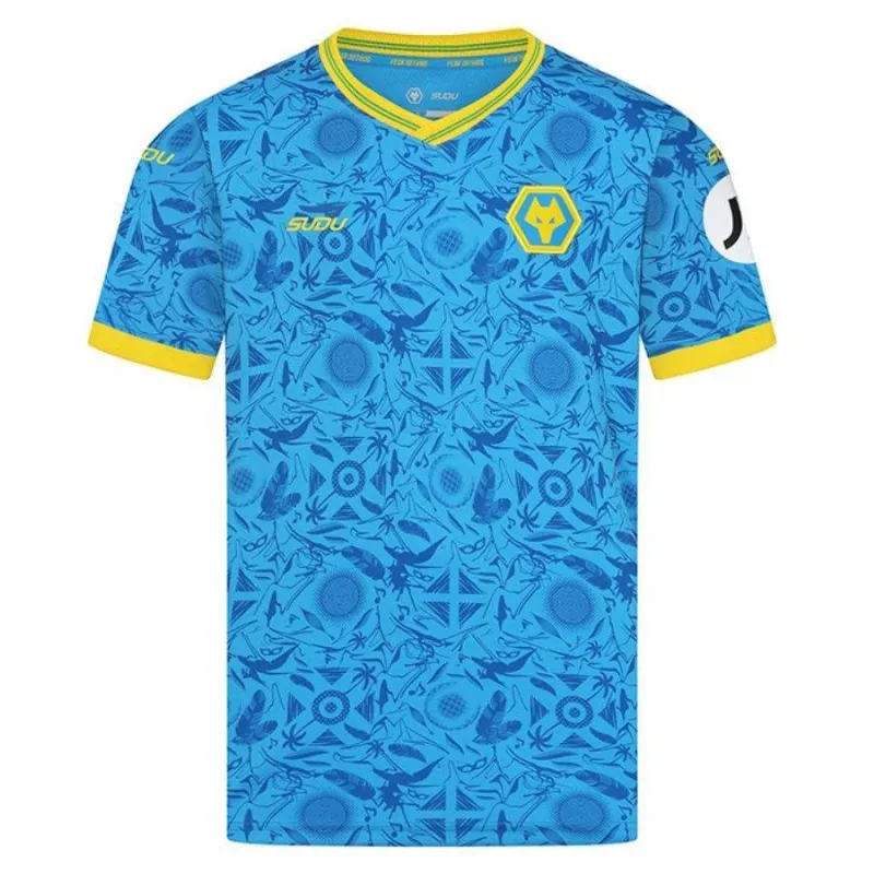 Wolves 2025/26 Maglia Third Bambino - Blu