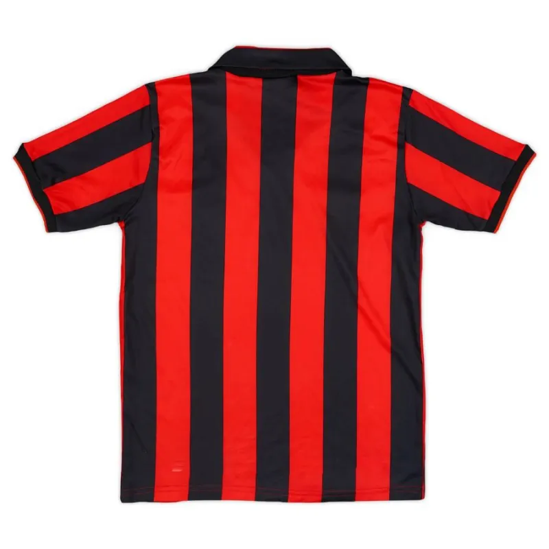 AC Milan 1990/91 Retro Home Jersey - Red/Black