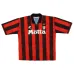 AC Milan 1993/94 Retro Home Jersey - Red/Black