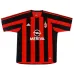 AC Milan CAFU 2003/04 Retro Home Jersey - Red/Black