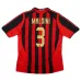 AC Milan MALDINI 2005/06 Retro Home Jersey - Red/Black