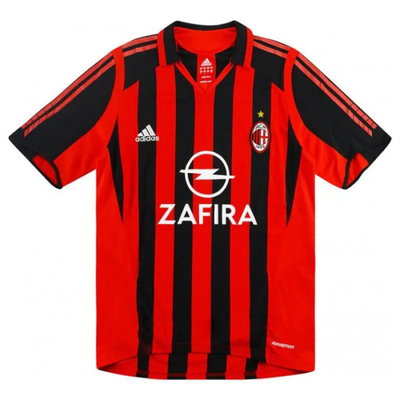 AC Milan SEEDORF 2005/06 Retro Home Jersey - Red/Black