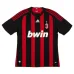 AC Milan PIRLO 2008/09 Maillot domicile rétro - Rouge/Noir