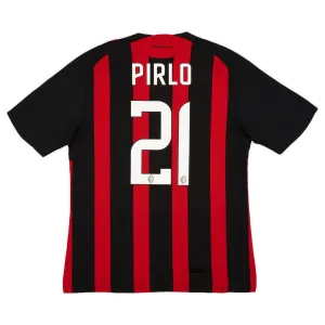 AC Mailand PIRLO 2008/09 Retro-Heimtrikot - Rot/Schwarz