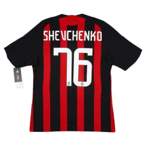 AC Mailand SHEVCHENKO 2008/09 Retro-Heimtrikot - Rot/Schwarz