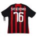 AC Milan SHEVCHENKO 2008/09 Maillot domicile rétro - Rouge/Noir