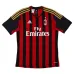 AC Mailand 2013/14 Retro-Heimtrikot - Rot/Schwarz