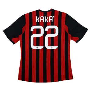 AC Mailand KAKA 2013/14 Retro-Heimtrikot - Rot/Schwarz