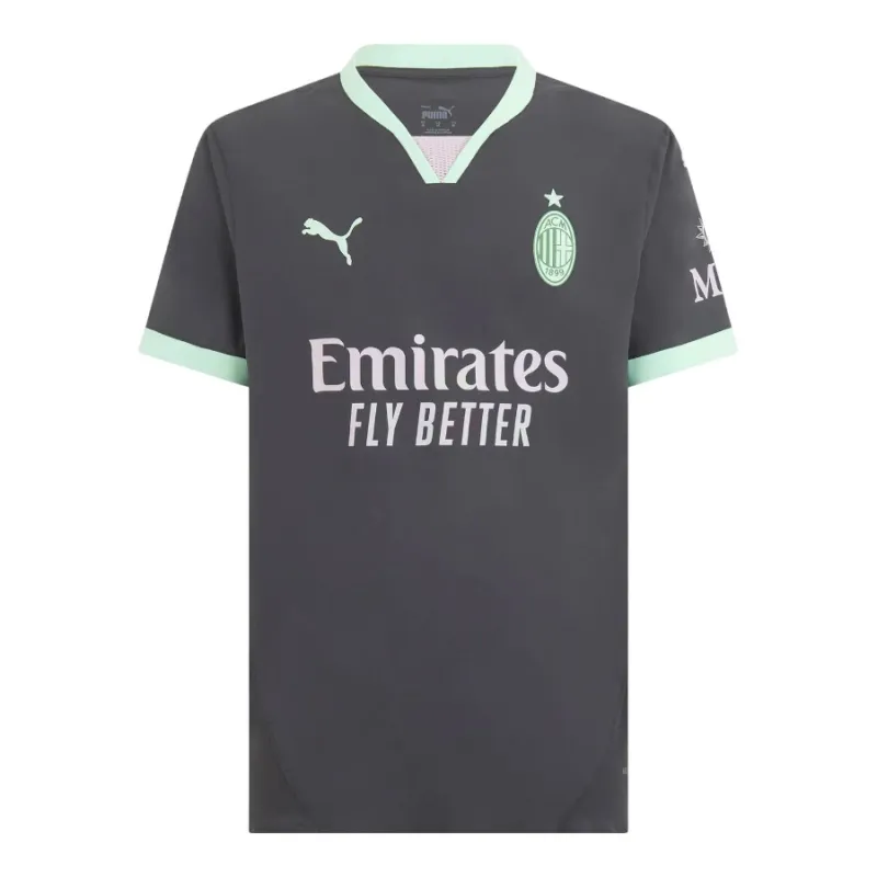 AC Milan Third 2024/25 Jersey - Players - Charcoal Gray