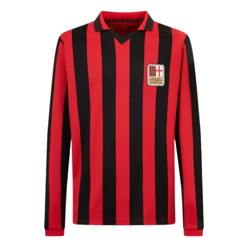 Maillot à manches longues 2024/25 du AC Milan - Commémoratif - Rouge