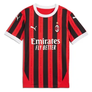 Maglia da campo dell'AC Milan 2024/25 per bambini - Rossa