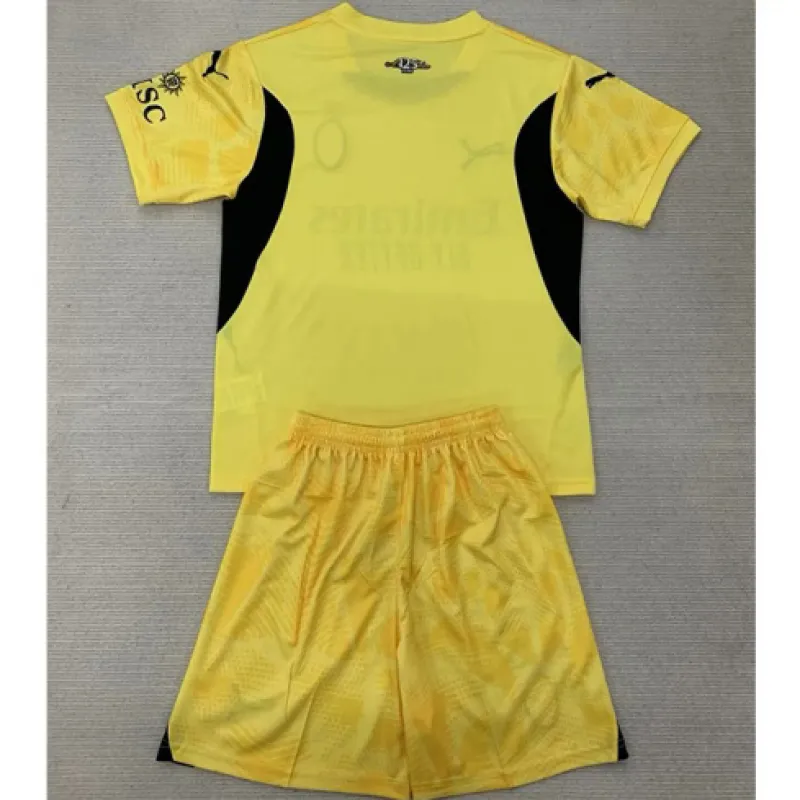 Maglia del portiere per bambini dell'AC Milan 2024/25 - Giallo