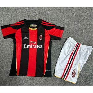 Maglia casa retro infantile AC Milan 2010/11 - Rosso