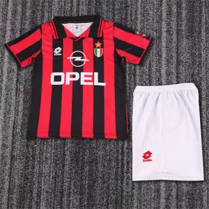 Maglia casa retro infantile AC Milan 1996/97 - Rosso
