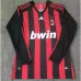 AC Milan 2008 Heim - Retro - Langarm - Trikot - Rot