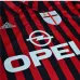 Maillot rétro d'hommes du centenaire de l'AC Milan 1999/00 - Rouge