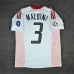 Paolo Maldini's AC Milan 2002/03 Away Retro Jersey - White, Number 3