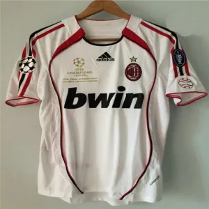 AC Milan 2006/07 UEFA Champions League Final Away Retro Jersey - White