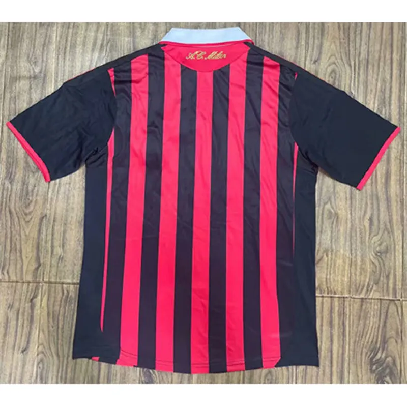 AC Milan 2009/10 Home Retro Jersey - Wholesale - Red