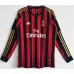Maglia retro di casa a maniche lunghe dell'AC Milan 2013/14 - Rossa