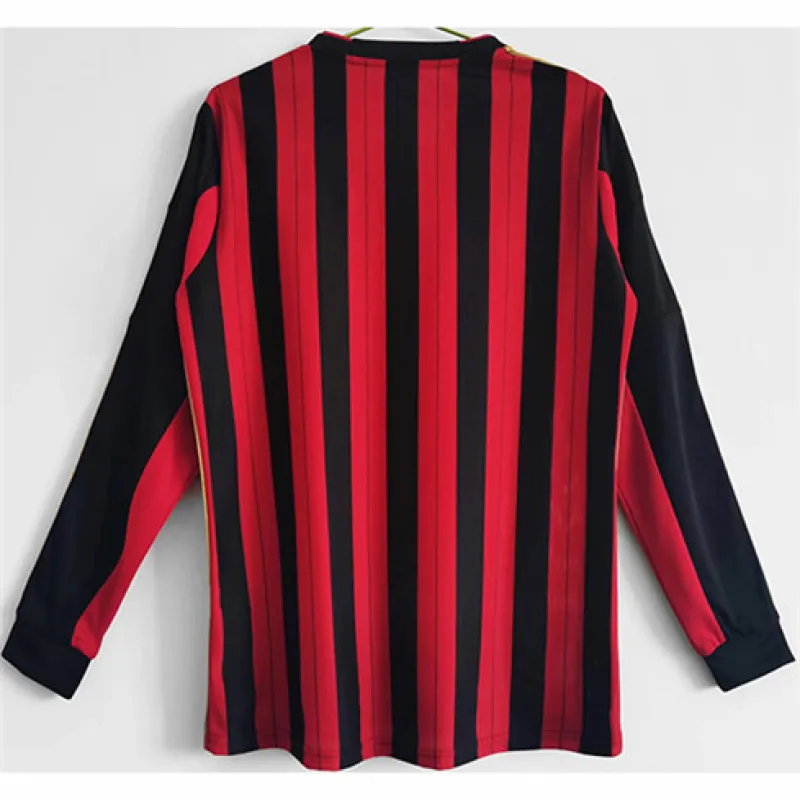 Maglia retro di casa a maniche lunghe dell'AC Milan 2013/14 - Rossa