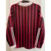 AC Milan 2011/12 Home Long - Sleeve Retro Jersey - Red